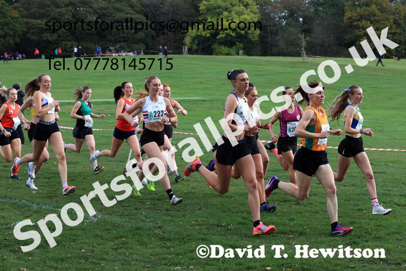 Senior Womens 2026 Northern Cross Country Relays, Graves Park, Sheffield. Photo: David T. Hewitson/Sports for All Pics